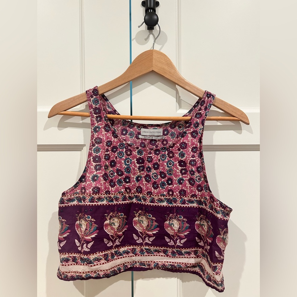 Urban Outfitters Vibrant Purple and Pink Tank Top